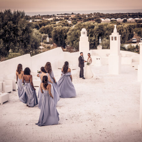 381a6918 matrimonio con damigelle al monopoli al Trappetello